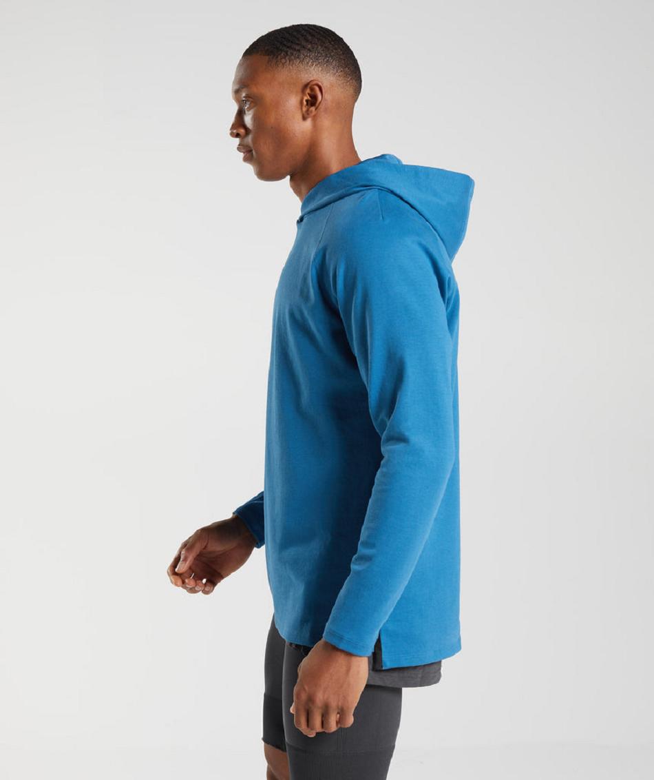 Sudadera Con Capucha Gymshark Studio Hombre Azules | CO 3635HAP